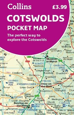 Cotswolds Pocket Map -  Collins Maps