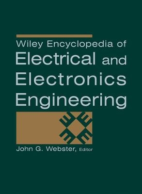 Wiley Encyclopedia of Electrical and Electronics E Ngineering-Online Single Site -  Webster