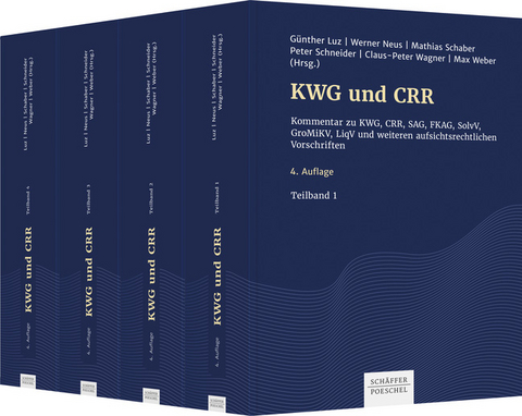 KWG und CRR (4-bändige Gesamtausgabe) - 