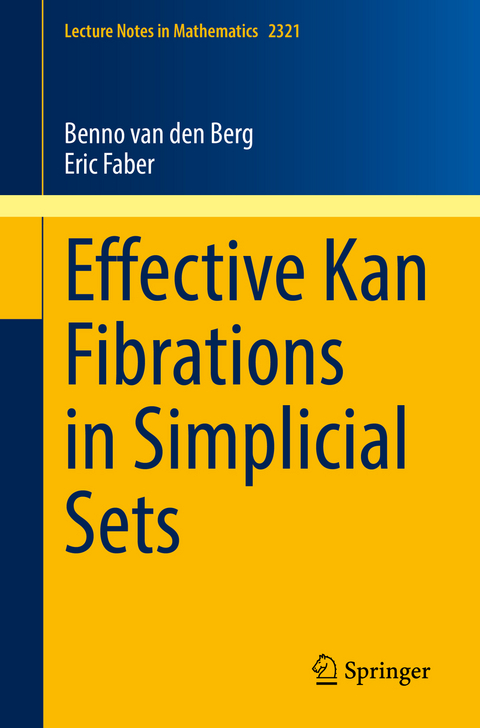Effective Kan Fibrations in Simplicial Sets - Benno van den Berg, Eric Faber
