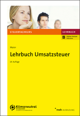 Lehrbuch Umsatzsteuer - Maier, Alexandra