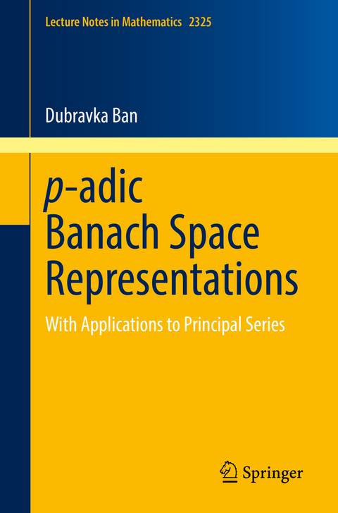 p-adic Banach Space Representations - Dubravka Ban