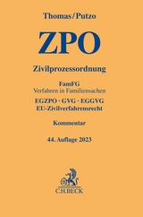 ZPO - Zivilprozessordnung - Klaus Reichold, Rainer Hüßtege, Christian Seiler, Carl Friedrich Nordmeier