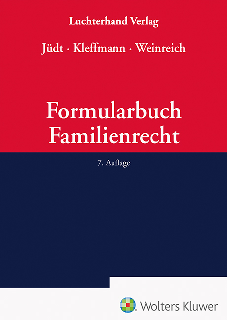 Formularbuch Familienrecht - 
