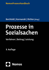 Prozesse in Sozialsachen - Berchtold, Josef; Karmanski, Carsten; Richter, Ronald