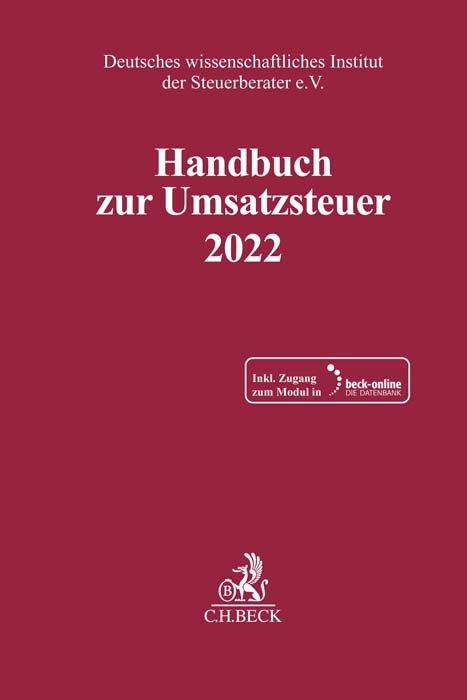 Handbuch zur Umsatzsteuer 2022 - 