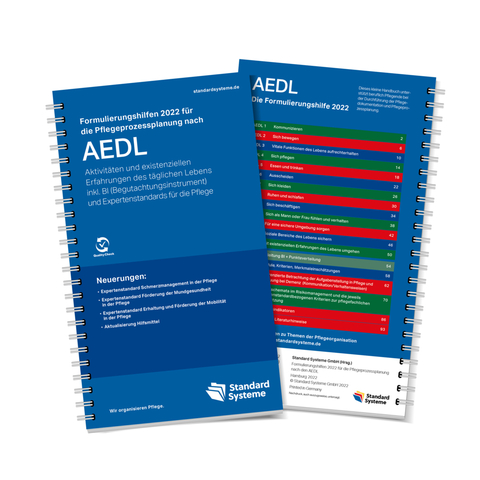Formulierungshilfen 2022 für die Pflegeprozessplanung nach AEDL - 