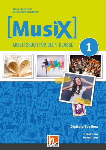 MusiX 1 A (LP 2023) Digitale Toolbox Einzellizenz - Markus Detterbeck, Gero Schmidt-Oberländer