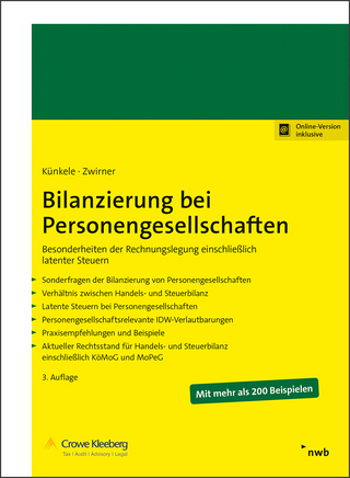 Bilanzierung bei Personengesellschaften - Kai Peter Künkele; Christian Zwirner