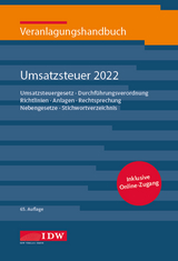 Veranlagungshandb. Umsatzsteuer 2022, 65. A.