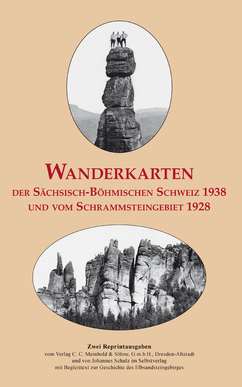 Wanderkarten der Sächsisch-Böhmischen Schweiz 1938 und vom Schrammsteingebiet 1928 - Michael Schmidt
