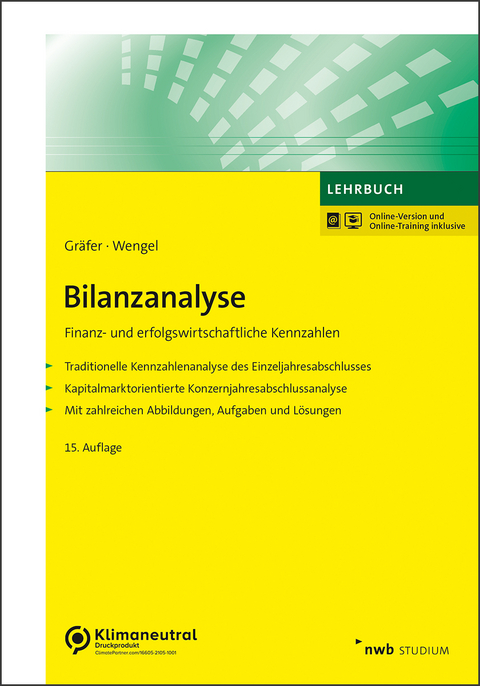 Bilanzanalyse - Horst Gräfer, Torsten Wengel