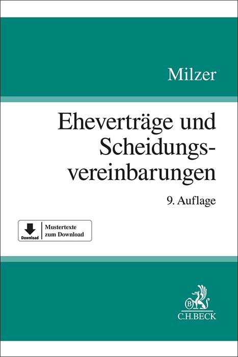 Eheverträge und Scheidungsvereinbarungen - Gerrit Langenfeld, Lutz Milzer