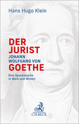 Der Jurist Johann Wolfgang von Goethe - Hans Hugo Klein