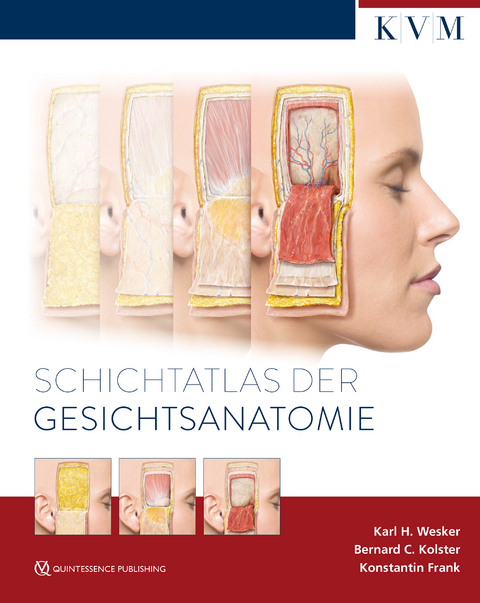 Schichtatlas der Gesichtsanatomie - Karl H. Wesker, Bernard C. Kolster, Konstantin Frank
