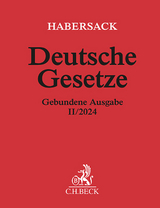 Deutsche Gesetze Gebundene Ausgabe II/2024 - Habersack, Mathias; Schönfelder, Heinrich