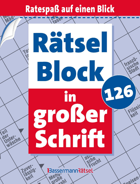 Rätselblock in großer Schrift 126 (5 Exemplare à 2,99 €) - Eberhard Krüger