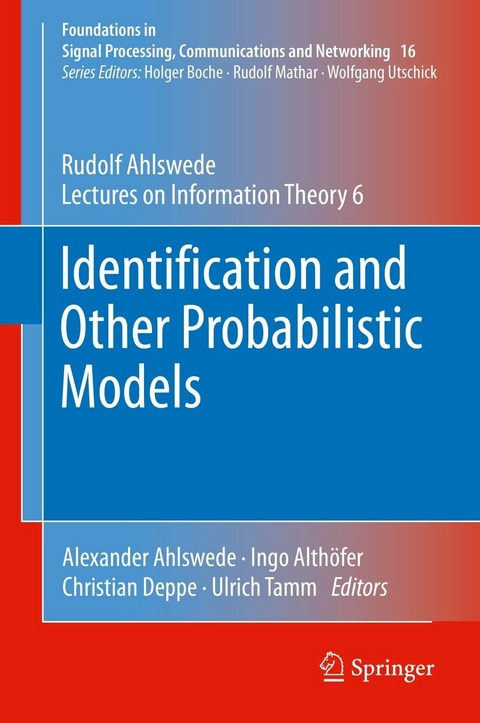 Identification and Other Probabilistic Models -  Rudolf Ahlswede