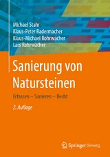 Sanierung von Natursteinen -  Michael Stahr,  Klaus-Peter Radermacher,  Klaus-Michael Rohrwacher,  Lars Rohrwacher