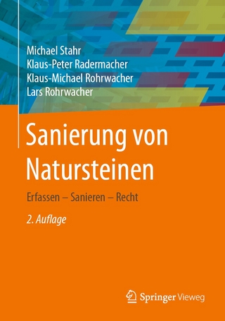 Sanierung von Natursteinen - Michael Stahr; Klaus-Peter Radermacher …