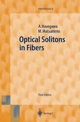 Optical Solitons in Fibers - Hasegawa, Akira; Matsumoto, Masayuki