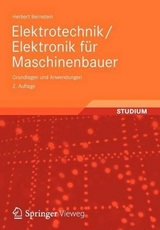 Elektrotechnik/Elektronik für Maschinenbauer - Herbert Bernstein