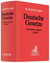 Deutsche Gesetze Gebundene Ausgabe II/2015 - Schönfelder, Heinrich