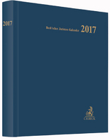 Beck'scher Juristen-Kalender 2017 - 