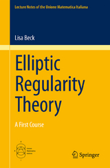 Elliptic Regularity Theory - Lisa Beck