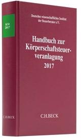 Handbuch zur Körperschaftsteuerveranlagung 2017 - Deutsches wissenschaftliches Institut der Steuerberater e.V.