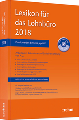 Lexikon für das Lohnbüro 2018 - Wolfgang Schönfeld, Jürgen Plenker