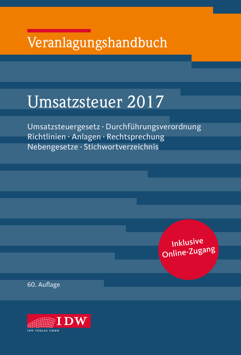 Veranlagungshandbuch Umsatzsteuer 2017 - 