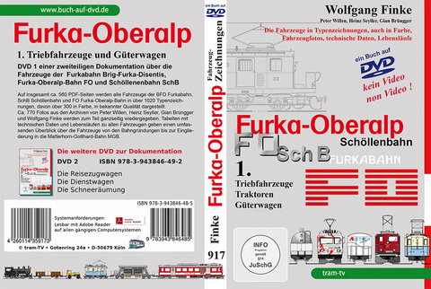 Die Fahrzeuge der Furka-Oberalp-Bahn Teil 1 - Wolfgang Finke
