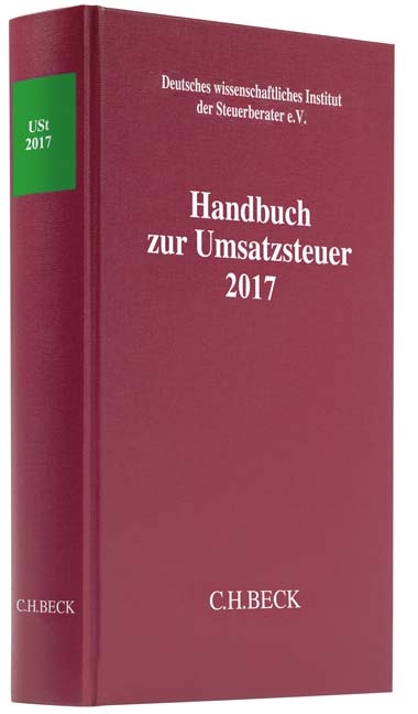 Handbuch zur Umsatzsteuer 2017 - 