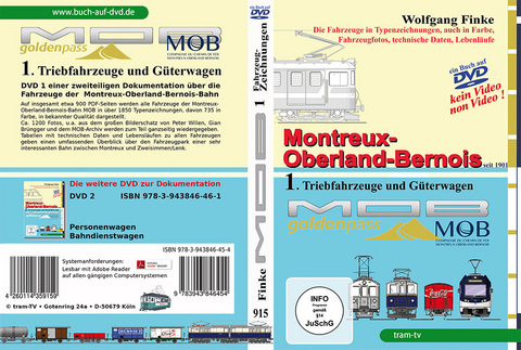 Die Fahrzeuge der Montreux-Oberland-Bernois-Bahn Teil 1 - Wolfgang Finke