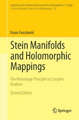 Stein Manifolds and Holomorphic Mappings -  Franc Forstnerič