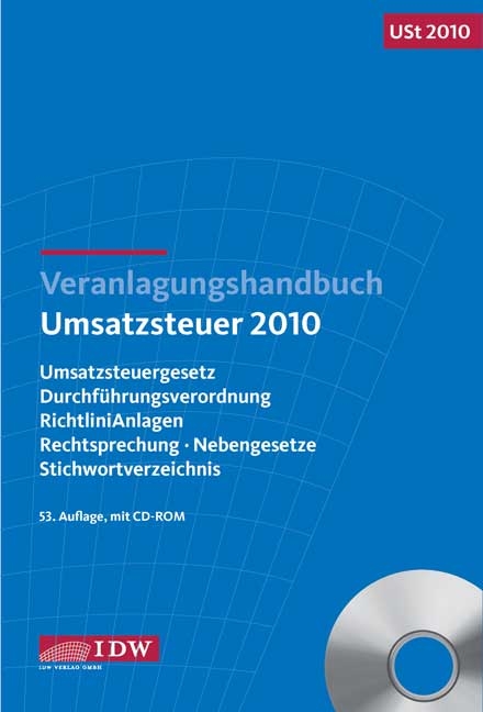 Veranlagungshandbuch Umsatzsteuer 2010