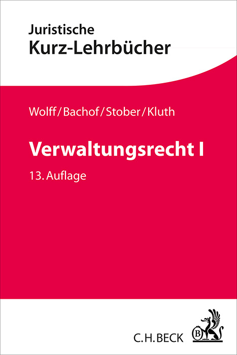 Verwaltungsrecht I - Rolf Stober, Winfried Kluth