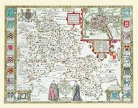 John Speed Map of Oxfordshire 1611 - John Speed