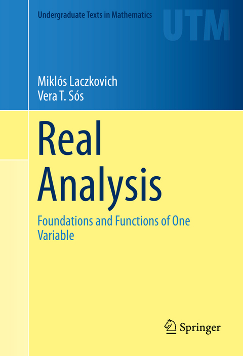 Real Analysis - Miklós Laczkovich, Vera T. Sós