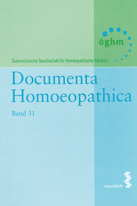 Documenta Homoeopathica - 