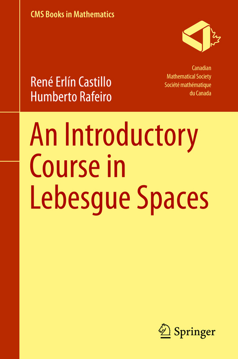 An Introductory Course in Lebesgue Spaces - Rene Erlin Castillo, Humberto Rafeiro