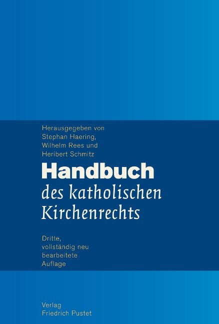 Handbuch des katholischen Kirchenrechts - 