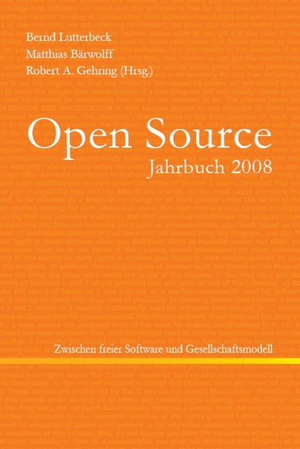 Open Source Jahrbuch 2008 - 