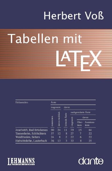 Tabellen mit LaTeX - Herbert Voss