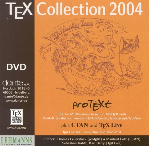 TeX Collection 2004 DVD