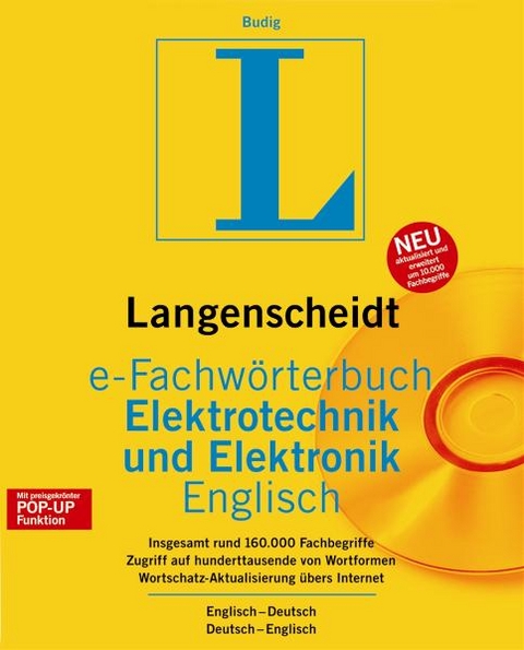 Langenscheidt e-Fachwörterbuch 5.0 Elektrotechnik und Elektronik Englisch - 