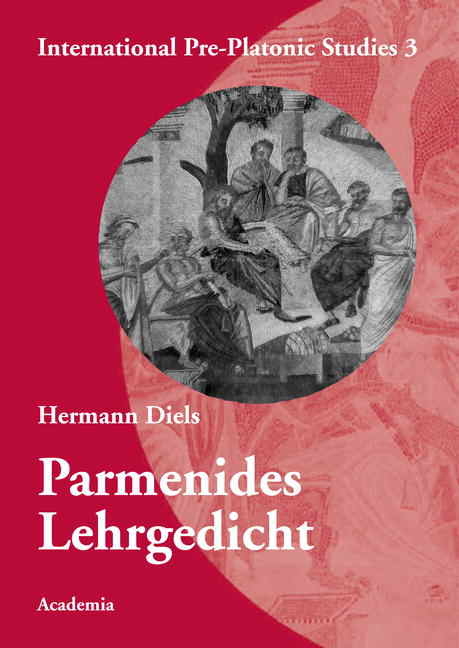 Parmenides. Lehrgedicht - Hermann Diels