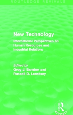 New Technology (Routledge Revivals) - 