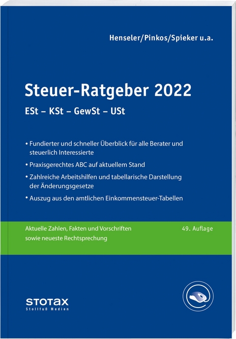 Steuer-Ratgeber - online - Claudia Boeddinghaus, Frank Henseler, Walter Niermann, Erich Pinkos, Wolfgang Püschner, Marcus Spahn